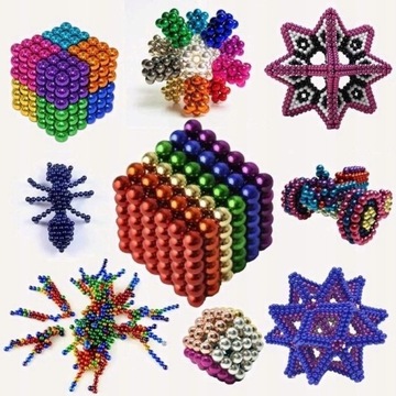 KULKI 3mm MAGNETYCZNE KLOCKI NEOCUBE KOLOR 1000szt