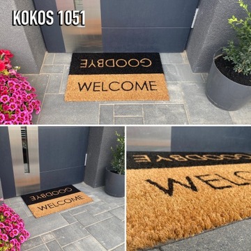 МОДНЫЙ ПРОЧНЫЙ КОКОС ДВЕРНОЙ КОВРИК 40Х60