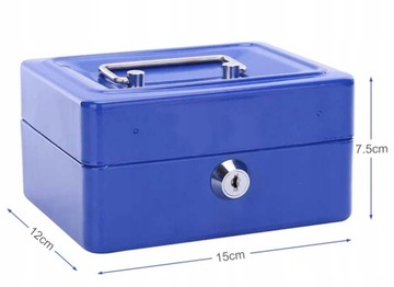 ПРОЧНАЯ МЕТАЛЛИЧЕСКАЯ КАССЕТА ДЛЯ ДЕНЕГ