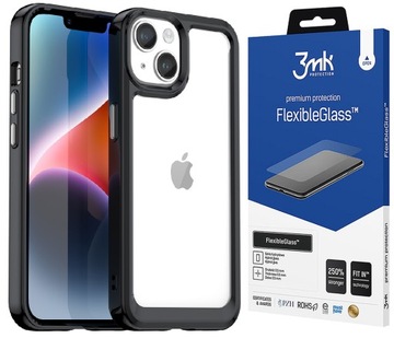 Pancerne Etui Futerał Obudowa Cover ARMOR do, IPHONE 14 i Szkło 3MK