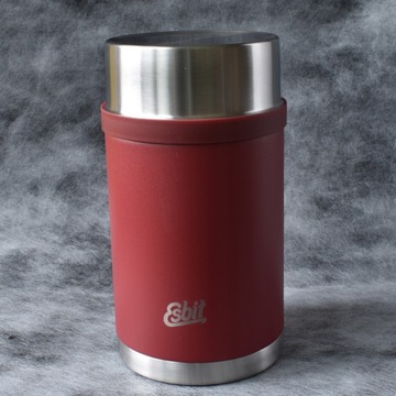 Обеденный термос для супа Esbit Sculptor Burgundy 1л
