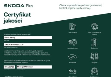 Skoda Karoq Crossover Facelifting 1.5 TSI ACT 150KM 2024 Skoda Karoq Ambition Pakiety, ACC, Kamera, KESSY, Salon Polska, 1 wlascic, zdjęcie 32