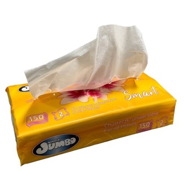 Chusteczki higieniczne bezzapachowe Słonik Jumbo 2 warst. 150 szt.