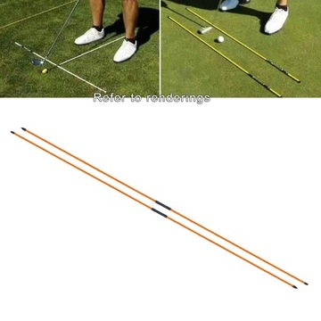 2 упаковки оранжевых клюшек для гольфа