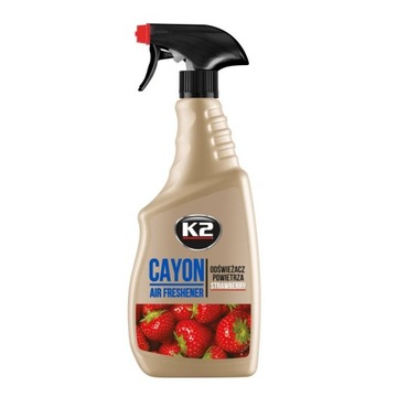 Odświeżacz powietrza K2 Cayon/Deocar Strawberry 700 ml
