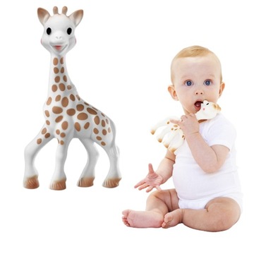 Набор ортодонтических прорезывателей-прорезывателей Sophie the Giraffe из мягкой резины ДЛЯ МЛАДЕНЦЕВ