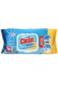At Home chusteczki nasączone mokre lemon 55szt