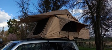 ТЕНТ НА ​​КРЫШЕ 4х4 с тамбуром АВТОМОБИЛЬ 140