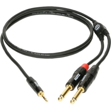 Klotz KY5-150 kabel mini jack stereo-2x jack mono