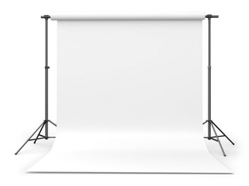 TŁO BAWEŁNIANE BIAŁE DO FOTOGRAFII 3X3M MATERIAŁ