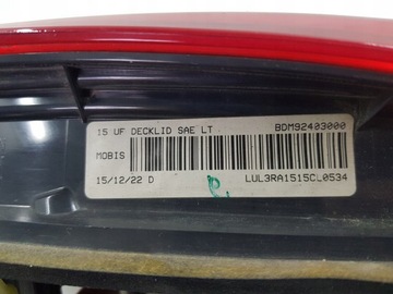 CHRYSLER 200 SVĚTLO ZADNÍ LEVÝ USA