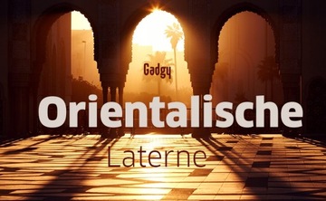 Красивая марокканская восточная лампа (большая - 36 см)