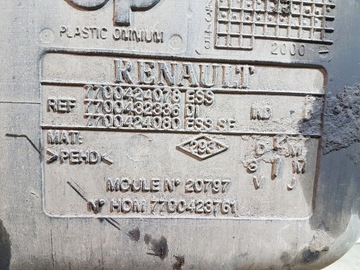 NÁDRŽ PALIVA RENAULT SCENIC I DIESEL BENZÍN