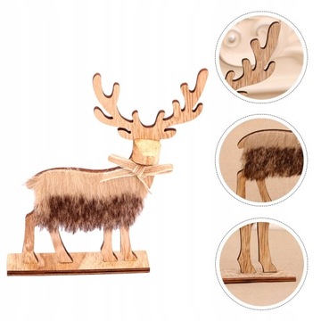 1шт прочные деревянные полезные рождественские украшения