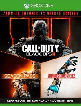 CALL OF DUTY BLACK OPS III 3 ZOMBIES DELUXE XBOX ONE/X/S KLUCZ