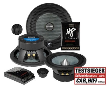 HiFonics ZX6.2C Głośniki samochodowe system 165mm 16,5cm 125W RMS!