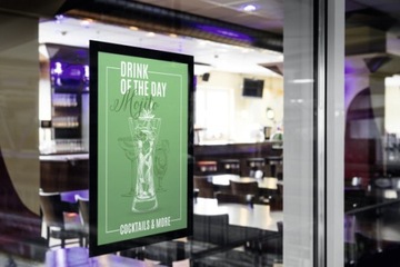 РАМКА ПРОЧНАЯ DURAFRAME ПРИМЕЧАНИЕ A4, ЧЕРНАЯ Прочная