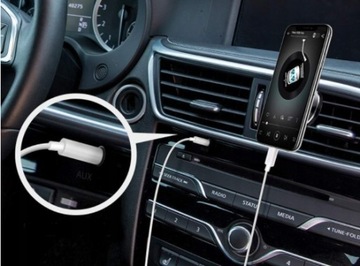 Adapter Przejściówka Kabel Lightning Mini Jack 3,5mm iPhone X 11 12 13 14