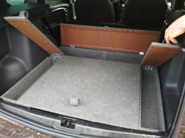 СтП Коврик самоклеящийся Ковер светло-серый, отделка отсека для хранения, обивка