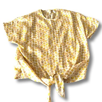 zwiewna bluzka MANGO w jasnych odcieniach M / 9614