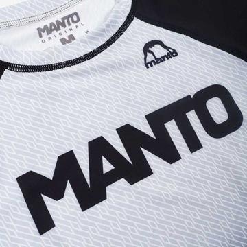 Рашгард MANTO с коротким рукавом, белый M