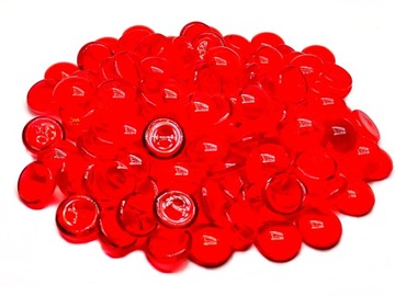 СТЕКЛЯННЫЕ ШАРИКИ, СИНТЕТИЧЕСКИЕ ПРОЗРАЧНЫЕ ТАБЛЕТКИ, 2 СМ, КАЖДОГО ЦВЕТА 300 шт.