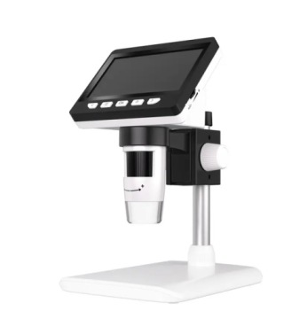 Мікроскоп цифровий зі збільшенням 1000x екран FULLHD 1080p LCD 4,3" LED 2MP