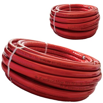 RURA PEX 16mm PEX/AL/PE OTULINA CZERWONA KRĄG 25m