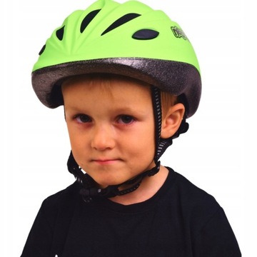 Kask rowerowy dziecięcy S 48-52cm regulacja siatka
