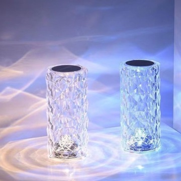 CRYSTAL NIGHT LAMP DIAMOND ROSE LED СЕНСОРНАЯ ЛАМПА DIAMOND + ПУЛЬТ ДИСТАНЦИОННОГО УПРАВЛЕНИЯ