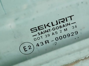 PEUGEOT 807 2.2 2004R SKLO (OKNO) DVEŘE LEVÝ PŘEDNÍ