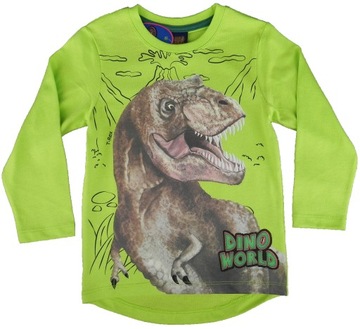 DINOZAURY Jurrasic Word bluzka ORYG 98 104