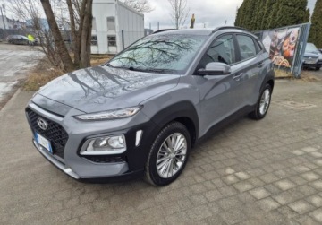 Hyundai Kona I Crossover 1.0 T-GDI 120KM 2018 Hyundai Kona 1.0 120km Kamera bez rdzy Zadbana Oplacona Benzyna 120KM