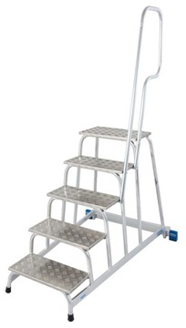 KRAUSE Schodki montażowe jezdne 1x5 805102 3,00
