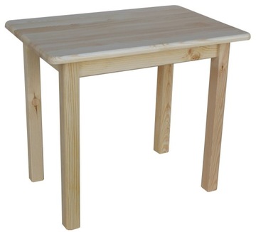 STÓŁ KUCHENNY 90x60 DREWNIANY SOSNOWY SOLIDNY