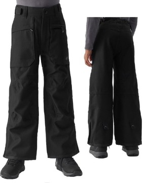 4F SPODNIE NARCIARSKIE CHŁOPIĘCE BEZ SZELEK TFTRM359 134