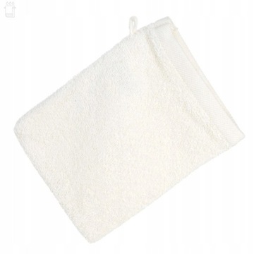Rękawica do Kąpieli Ręcznik Gładka2 Frotte 16x21 Kremowy
