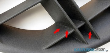 Решетка Opel Corsa D до фейслифтинга 2006-10 Спортивный тюнинг Steinmetz