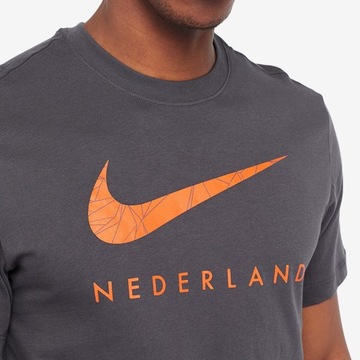 Koszulka z krótkim rękawem NIKE szary T-shirt r. M