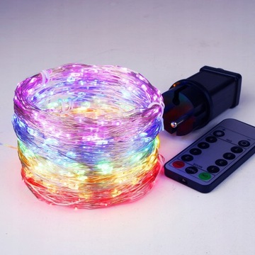 Новая гирлянда для рождественской елки длиной 100 м и 1000 светодиодов