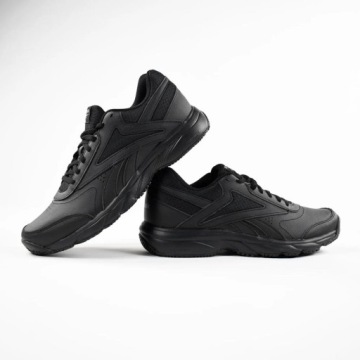 Мужские кроссовки Reebok Work N Cushion 4.0 черные кожаные 100001162 44.5