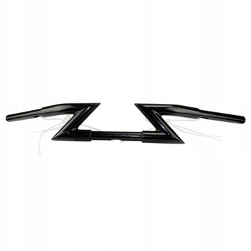 Kierownica Z-BAR DRAG BOBBER CUSTOM calowa 25 mm CZARNY MATT chopper drag