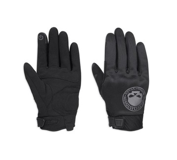 RĘKAWICE MOTOCYKLOWE MĘSKIE HARLEY DAVIDSON SKULL L