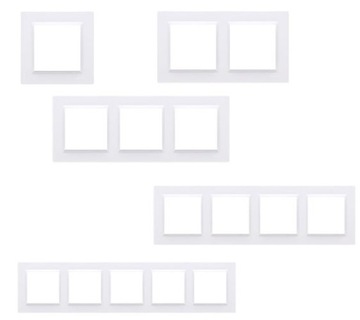 ОДИНАРНАЯ РАМКА БЕЛАЯ - CR1/11 SIMON 10