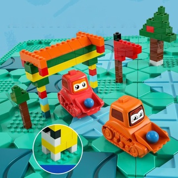 Логическая настольная игра «Дорожник-строитель» Лабиринт-головоломка для детей