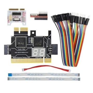 TL631 Pro Multifunction Desktop Laptop LPC-DEBUG Post Card PCI PCI-E Mini