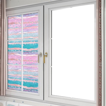 3D оконная пленка для конфиденциальности, блокирующая УФ-лучи, тонированная декоративная наклейка в стиле Y