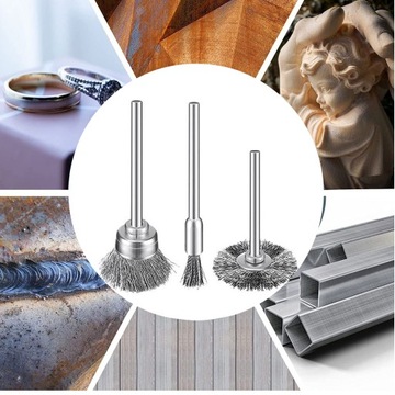 НАБОР ПРОВОЛОЧНЫХ ЩЕТОК ДЛЯ МИНИ-ШЛИФОЧНЫХ МАШИН ПРОВОЛОЧНЫЕ ЩЕТКИ ДЛЯ МИНИ-ШЛИФОЧНЫХ МАШИН 45 ШТ.