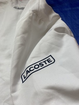 LACOSTE SPORT ORYGINALNA BIAŁA ROZPINANA BLUZA /KURTKA/ S