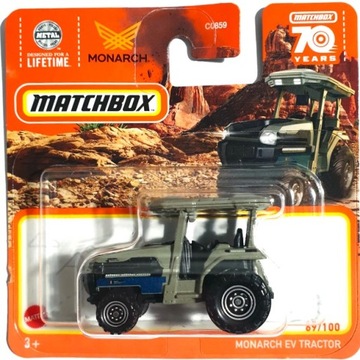 MATCHBOX MONARCH EV TRACTOR MBX OFF-ROAD 2023 TRAKTOR CIĄGNIK